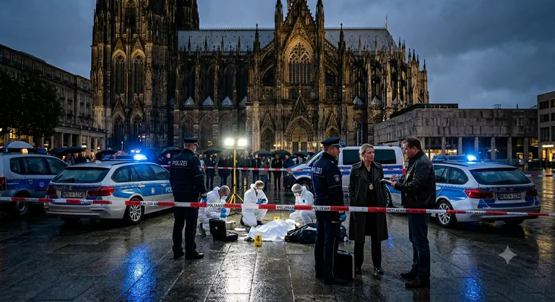 True Crime Cologne — Stadtführung Köln (KI-generierte Darstellung)